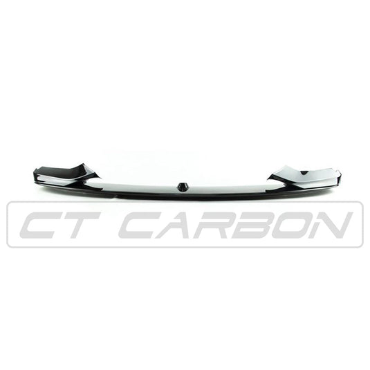 BMW 4 SERIES F32/F33/F36 GLOSS BLACK SPLITTER - MP STYLE - BLAK BY CT CARBON