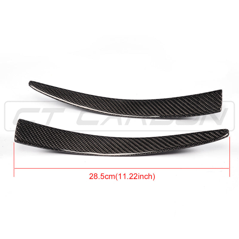 Load image into Gallery viewer, BMW M3/M4 (F80 F82 F83) CARBON FIBRE CANARD FINS
