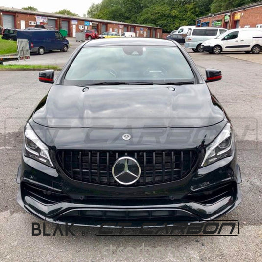 MERCEDES W176 A-CLASS & CLA-CLASS 2016-2018 BLACK GRILL - CT Carbon